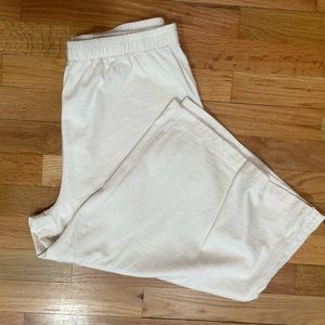 Z Supply Scout Jersey Flare Pant in Cream White